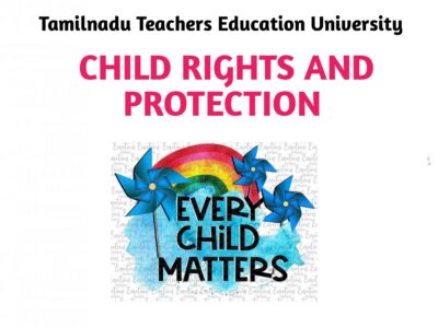 CHILD RIGHTS AND PROTECTION